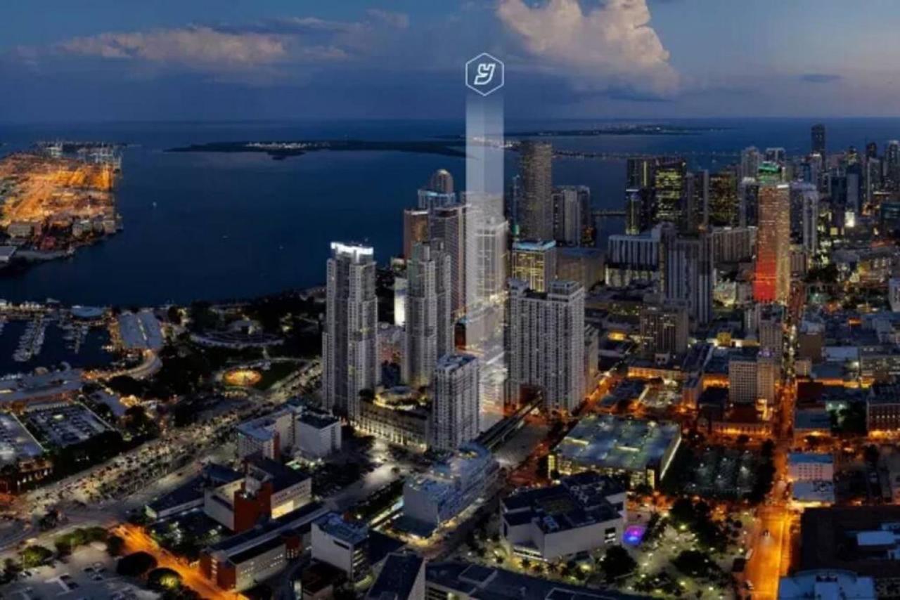 Modern 1 Bed Condo Across From Bayside In Downtown Miami Exterior foto